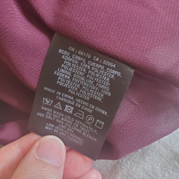 Anthro Moulinette Soeurs Smocked Waist Halter Midi Dress Purple Size 8 - Picture 5 of 7